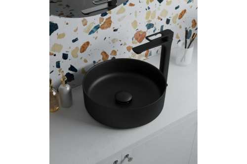 Донный клапан, без перелива, черный матовый OPTIMA OPHBM00i88 IDDIS