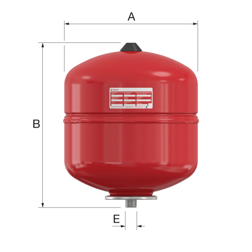 Бак расширительный 18л д/отопления FLAMCO