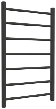 Полотенцесушитель сталь Q Steel 500*800 1/2" 7 перекладин ТЕРМО ДИЗАЙН графит