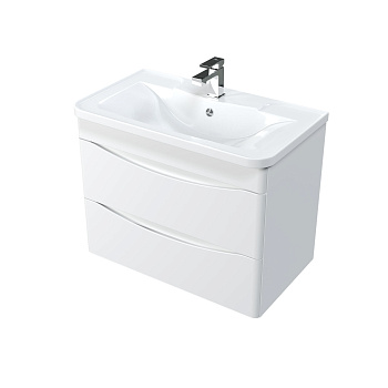 Тумба BRAVO 80 подвесная + ум. Adel 80    