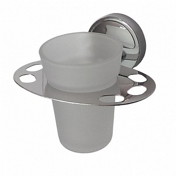 Держатель зубн.щеток стеклян. стакан настенный