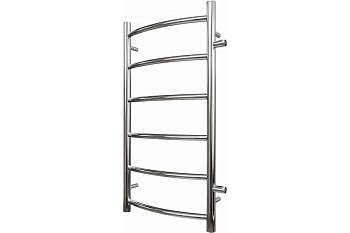 Полотенцесушитель водяной PN04558 П6 500*800 с боковым подключ.500, хром Point Афина