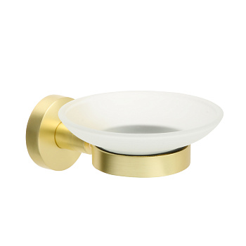 Мыльница стекло золото-сатин «COMFORT GOLD» FX-87008 Fixsen