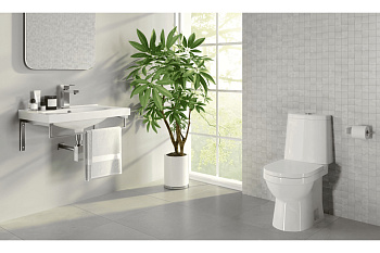 Унитаз-компакт SANITA Luxe Next Sl Dm, белый