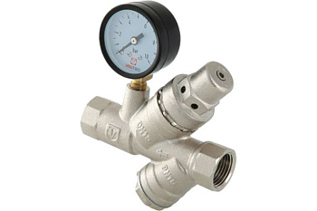 Клапан подпиточный 1/2 с манометром и фильтром VT.515