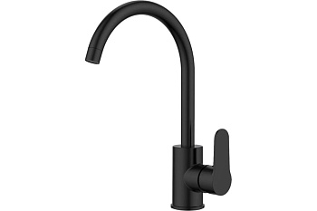 Смеситель POLBLJ0M05 для кухни, черный матовый, Poli Milardo  IDDIS