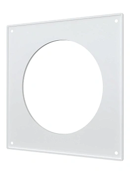 Накладная торцевая ERA 10 пластик 150х150 для круглого воздуховода D100 (10НКП) 1/250