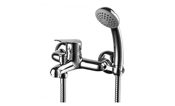 Смеситель LM6552С для ван с корот. изливом хром Партнер LEMARK