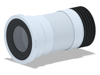 Гофра к унитазу  АНИ ПЛАСТ K 728R 295-750 мм