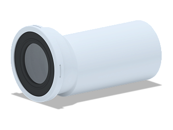 Труба фановая прямая с экcцентриком W1225