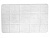 Коврик МК 45х75 Плитка белый, микрофибра Delphinium