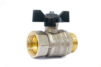 Кран шар. Ду 25 (1") Внут/Нар бабоч. LD PRIDE