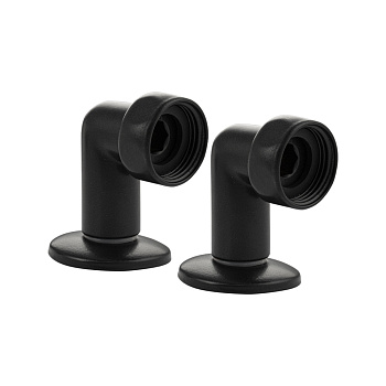 Угол д/полотенц. 1`*1/2 (г/ш) пара черный САНАКС