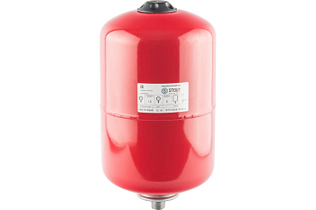 Бак расширительный 12л д/отопления (красный) STOUT 