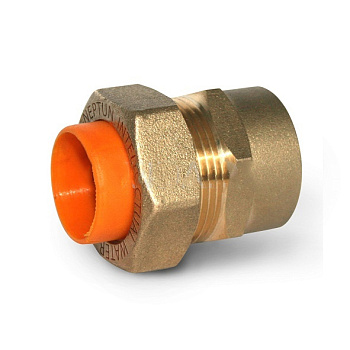 Муфта обжимная латунная разъемная 15х1/2" EF ВР,Neptun IWS