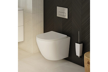 Унитаз подвесной IDDIS Blanco, безободковый, BLARDSEi25