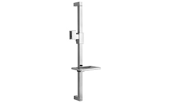 Стойка душевая LM8069С  с прямоуг. мыльн. хр. блистер LEMARK