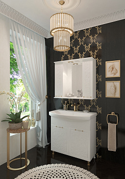 Тумба Богемия 85 + умывальник Элеганс 85