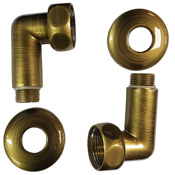 Угол д/полотенц. 1/0x1/2 (г/ш) Therminus  (составренная бронза)