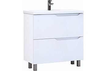 Тумба Neo 80+ умывальник Neo 80 белая