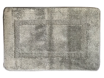 Коврик МК 45х75 Моно серый, микрофибра Delphinium