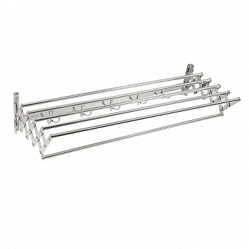 Полка д/полотенца раздвижн. гармонь с крючками 79 см