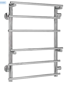 Полотенцесушитель нерж. "ВЕНТА'" Terminus 450*650 (бок.подключ.) П6 м/о 500