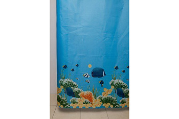 Штора для ванны WS-817 180х180, полиэстер Delphinium