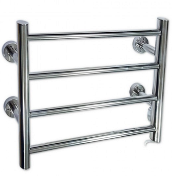 Полотенцесушитель электрический КЛАССИК-ПРЕМИУМ-ПРЯМОЙ 40*53 нержав с сухим 40 W