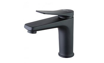 Смеситель LM3706BL BRONX  для умыв. монолит, черный LEMARK