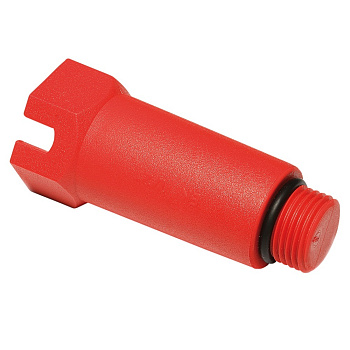 Заглушка  1/2  красная РТП