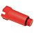 Заглушка  1/2  красная РТП