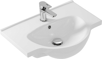 Раковина встраив.  NATI 60 1 отв. бел.