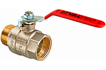 Кран шар. внутр./наруж. Ду 25 (1") рыч. VT.215 ValTec Base