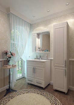 Тумба  Paradiz 70 (умыв. Фостер 70) белое дерево