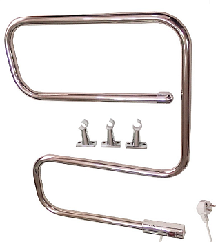 Полотенцесушитель электрический ЗИГЗАГ 650*500 (30 w) нержав BRIMIX