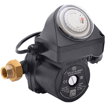 Насос циркуляционный Aquario AC 152-130HWT для горячей воды с таймером