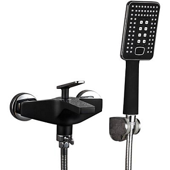 Смеситель F3257 для ванны черный/хром FRAP 