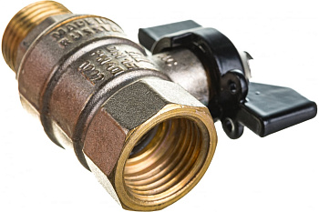 Кран шар. Ду 15 (1/2") Внут/Нар бабоч. LD PRIDE