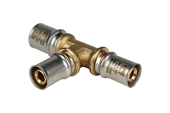 Тройник переходной пресс 20*16*16 STOUT