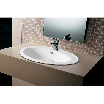 Раковина встраиваемая AZARIO 56,5х47,5х18 белая AZ-T808