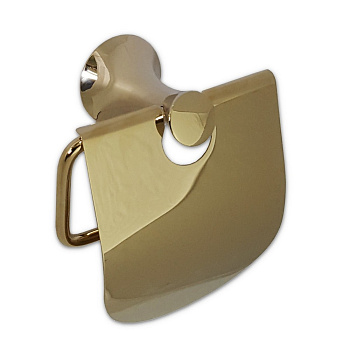 Держатель туалетной бумаги с экраном под Светлое золото Magnus 97003