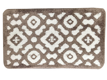 Коврик МК 45х75 "Орнамент"  микрофибра Delphinium 103352