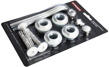 Комплект д/радиатора 1/2 + 3 кронштейна ROMMER