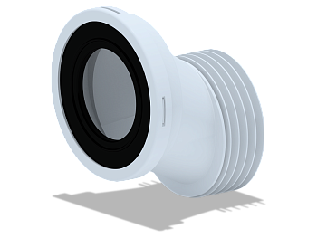 Эксцентрик жесткий 40мм  для унитаза  W0420