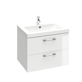 Тумба  под раковину подвесная LARA для COMO 60 белая CERSANIT 