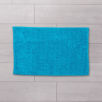 Коврик для ванной 50*80 см, микрофибра (шенилл), Blue Heaven  IDDIS