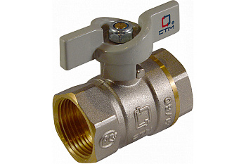 Кран шар. внутр./внутр. для воды  1" бабоч. СТМ 