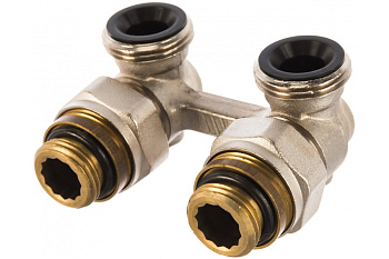 Узел радиаторный углов.НВ 3/4*1/2 Watts