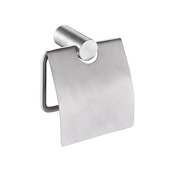 Держатель туалетной бумаги с экраном нерж. с резным креплением GFmark 81003